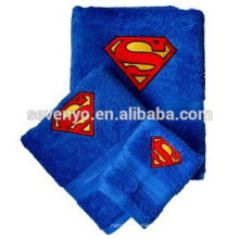 Toalla de algodón 100% personalizada de Superman